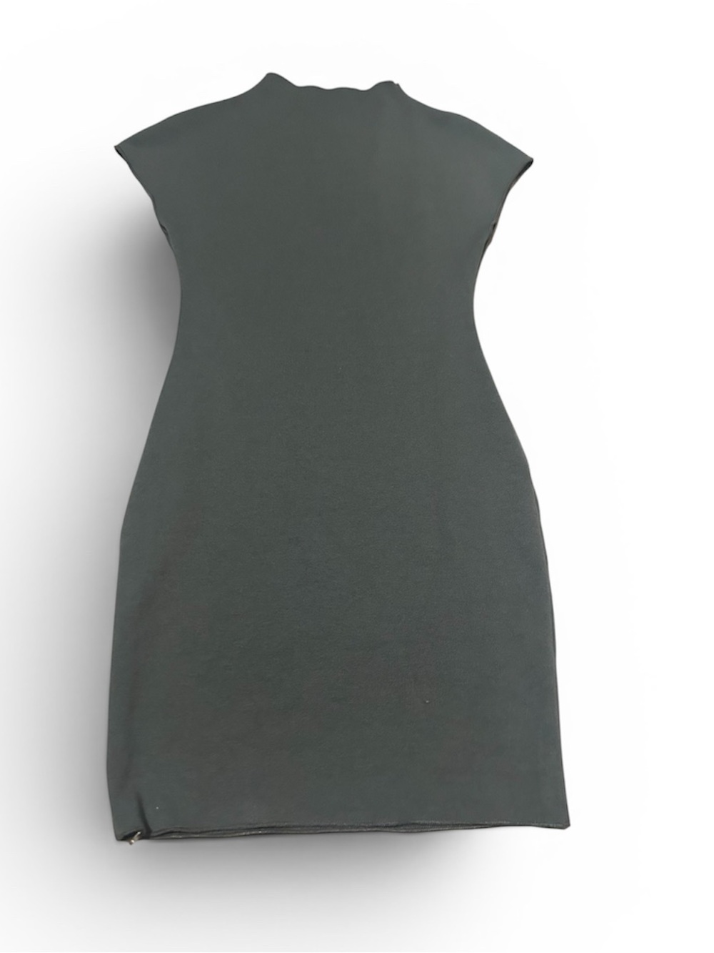 Zara Dark GRAY Fitted Mini Dress